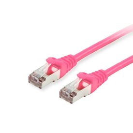 Equip CAT 6 S/FTP Patch Cable 15 cm Pink