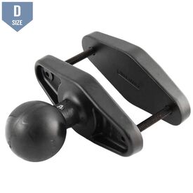 RAM Mounts RAM-D-247U-4 Clamp Base 4 in D Ball