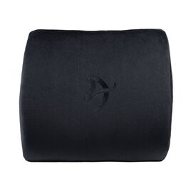 Arozzi Memory Foam Lumbar Support Pillow Velvet Black