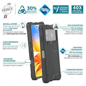 Mobilis PROTECH Back Cover for Zebra EM45 RFID