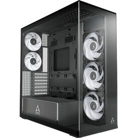 ARCTIC Xtender E-ATX PC Case Tempered Glass 5 Fans Black
