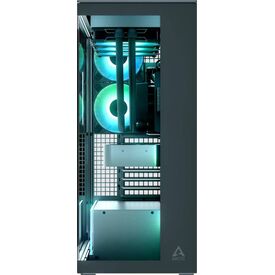 ARCTIC Xtender E-ATX PC Case Tempered Glass 5 Fans Black