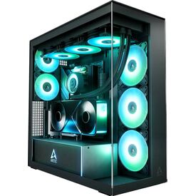 ARCTIC Xtender VG E-ATX Case Vertical GPU 5 A-RGB Fans Black