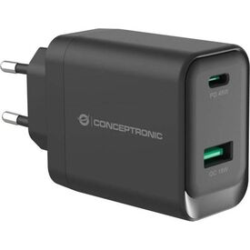 Conceptronic ALTHEA20B45 45W GaN USB-C PD Charger Black
