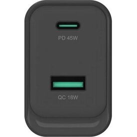 Conceptronic ALTHEA20B45 45W GaN USB-C PD Charger Black