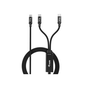Equip 128895 USB-C Y Charging Cable 140W PD 1.5m Black