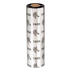 Zebra 1600 Economy Wax Black Ribbon 156 mm x 450 m