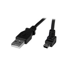 StarTech USBAMB1MU 1m USB A to Up-Angle Mini B Cable