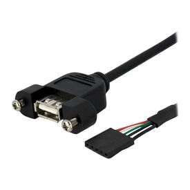 StarTech USBPNLAFHD3 90cm Panel Mount USB-A Header Cable