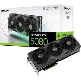 PNY GeForce RTX 5080 OC Triple Fan 16GB GDDR7 Graphics Card