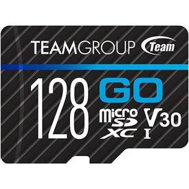 TeamGroup GO Card 128GB microSDXC U3 V30 4K + SD Adapter