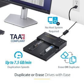 StarTech.com Standalone M.2 SATA & M.2 NVMe SM2DUPE11