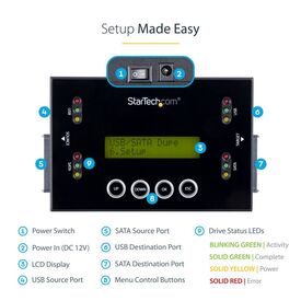 StarTech.com Drive Duplicator and Eraser for SU2DUPERA11