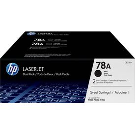 HP CE278AD 78A Black Original LaserJet Toner 2 Pack