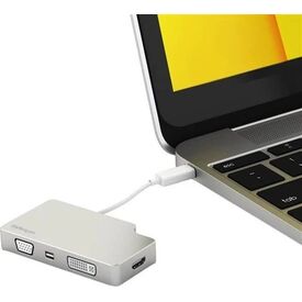 StarTech CDPVGDVHDMDP USB-C to HDMI DVI VGA mDP Adapter 4K