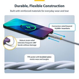StarTech.com USB-C Cable 3 m 60W White