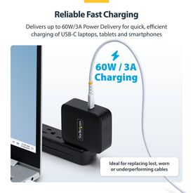StarTech.com 30cm USB-C Charging Cable 60W 3A