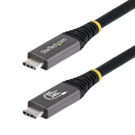 StarTech.com 1.5m USB4 Cable 80Gbps 240W Black