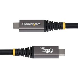 StarTech.com 1.5m USB4 Cable 80Gbps 240W Black