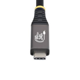 StarTech.com 1.5m USB4 Cable 80Gbps 240W Black