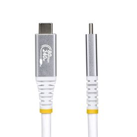 StarTech.com USB4 Cable 1.5m 80Gbps 240W White