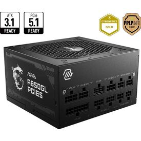 MSI MAG A850GL PCIE5 850W 80+ Gold Modular PSU