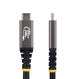StarTech.com 1m USB4 Cable 80Gbps 240W Black