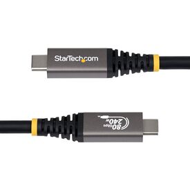 StarTech.com 1m USB4 Cable 80Gbps 240W Black