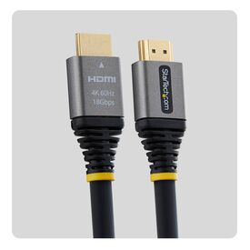 StarTech.com 5ft Premium HDMI Cable 4K 60Hz