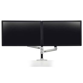 Ergotron LX Dual Stacking Arm - Mounting kit for 2 LCD displays screen size: up to 24" monitor stand