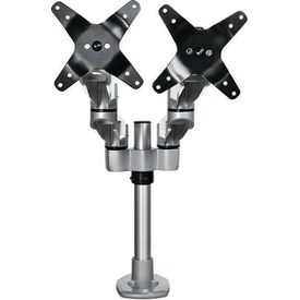 StarTech.com Desk Mount Dual Monitor Arm, 2 LCD, 13-27in, Silver