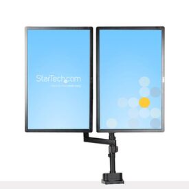 StarTech.com Dual Monitor Desk Mount Arm, Full Motion, 2x VESA, up to 32" 32