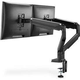 DIGITUS Universal Dual Monitor Mount with Gas Spring and Clamp Mount