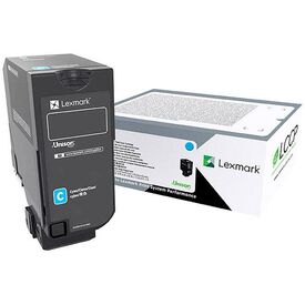 Lexmark Cyan original toner cartridge LCCP, LRP, 74C2SCE