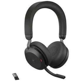 Jabra Evolve2 75 Wireless ANC Headset USB-A Black