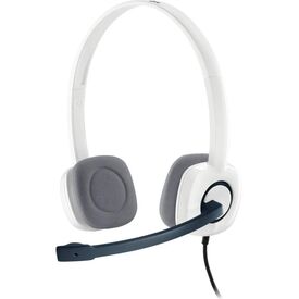 Logitech H150 Stereo Headset — Cloud White
