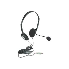 Manhattan Stereo Headset with Boom Mic — Black