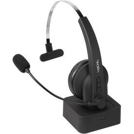 LogiLink BT0059 Mono Bluetooth Office Headset Black