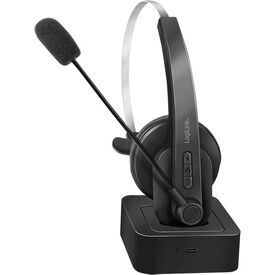 LogiLink BT0059 Mono Bluetooth Office Headset Black