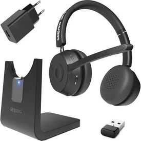 Gequdio GB-2 Wireless Bluetooth Office Headset Black