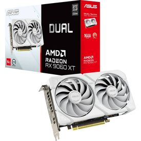 ASUS Dual RX 9060 XT White 16GB GDDR6
