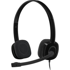 Logitech H151 Stereo Headset — Black