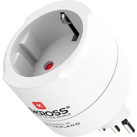 SKROSS Country Adapter Europe to Switzerland/Italy/Brazil