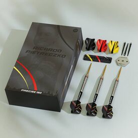 Precise 180 Ricardo Pietreczko 21g Steel Darts 90% Tungsten