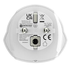 SKROSS World to Europe Travel Adapter Schuko Type F/E