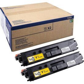 Brother TN329Y 2-pack yellow original toner cartridge