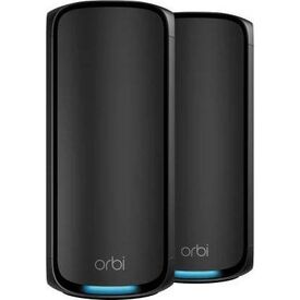 NETGEAR Orbi 970 WiFi 7 Mesh 2 Pack Black