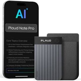 PLAUD Note Pro AI Voice Recorder 64GB Black