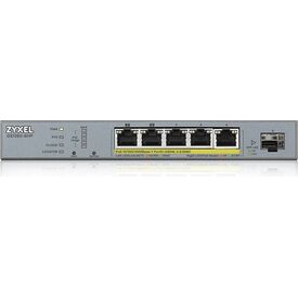 Zyxel GS1350-6HP Smart Managed 5-Port Gigabit PoE Switch with SFP 60W
