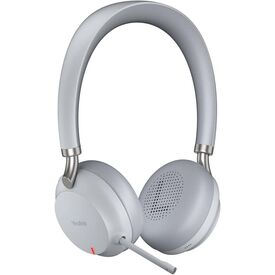 Yealink BH72 UC Light Gray USB-A Bluetooth Headset with Charging Stand
